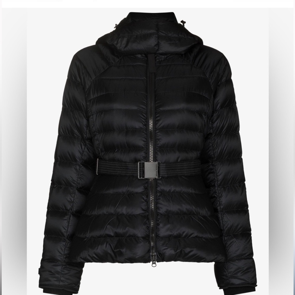 Rare CANADA GOOSE Dyrow Down Jacket Coat Black Label Angel Chen Peplum Two Way - Picture 4 of 12